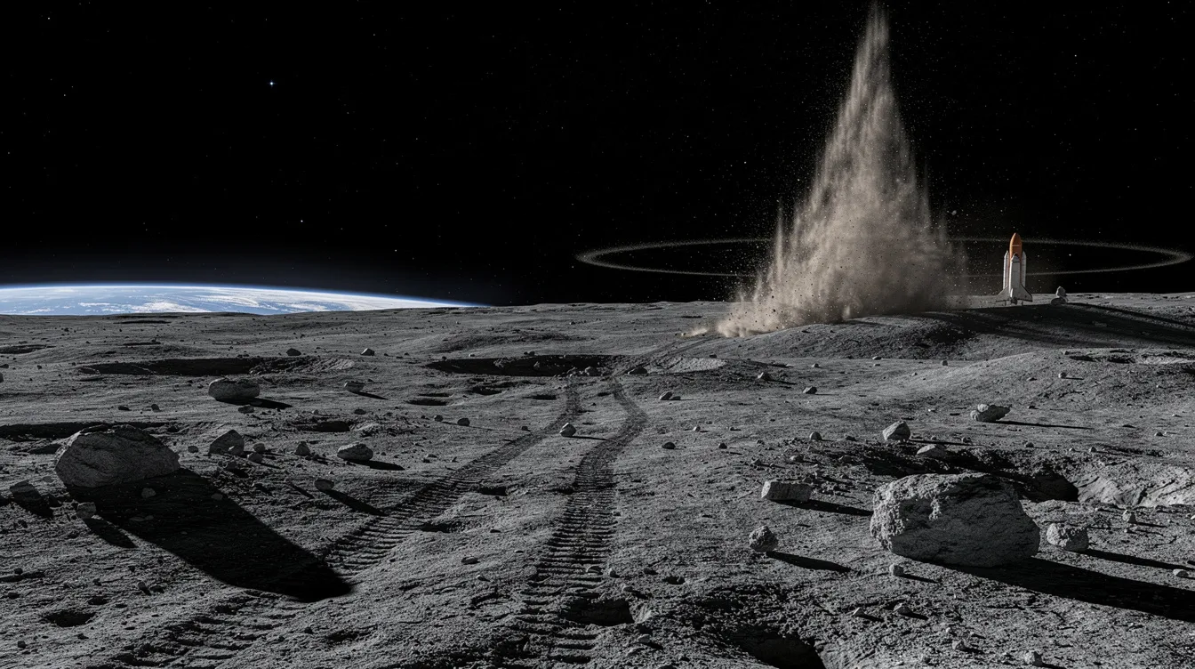 SpaceX Falcon 9 üst kademesinin Ay'a çarpma senaryosu