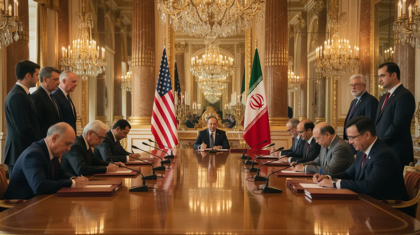 ABD Başkanı Trump ve İran Cumhurbaşkanı Pezeşkiyan barış anlaşmasını imzaladı.