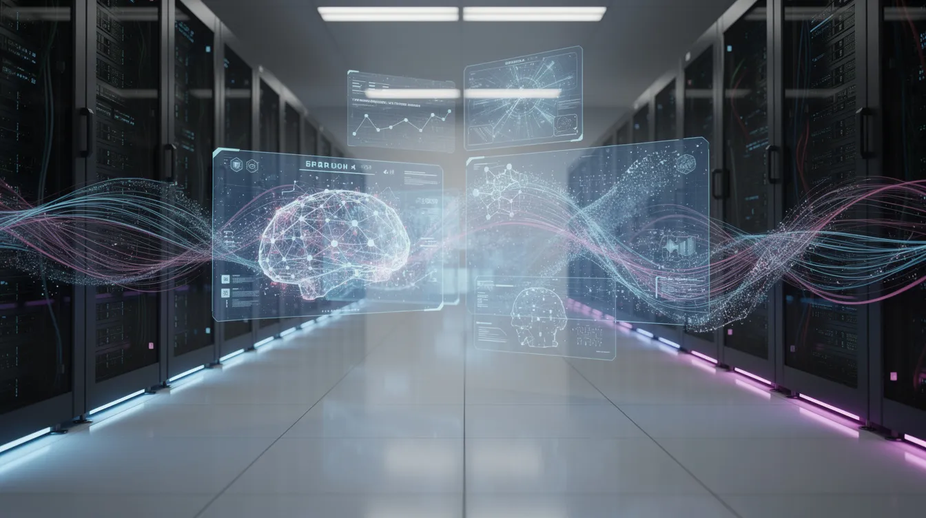 Scaled Cognition logosu ve yapay zeka modeli APT'nin şematik gösterimi