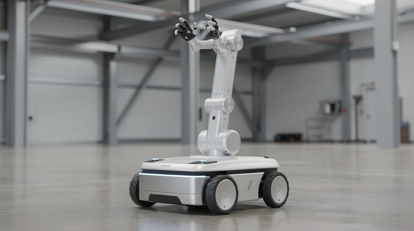 Genesis AI'nın geliştirdiği tekerlekli, insansı olmayan genel amaçlı robot Eno