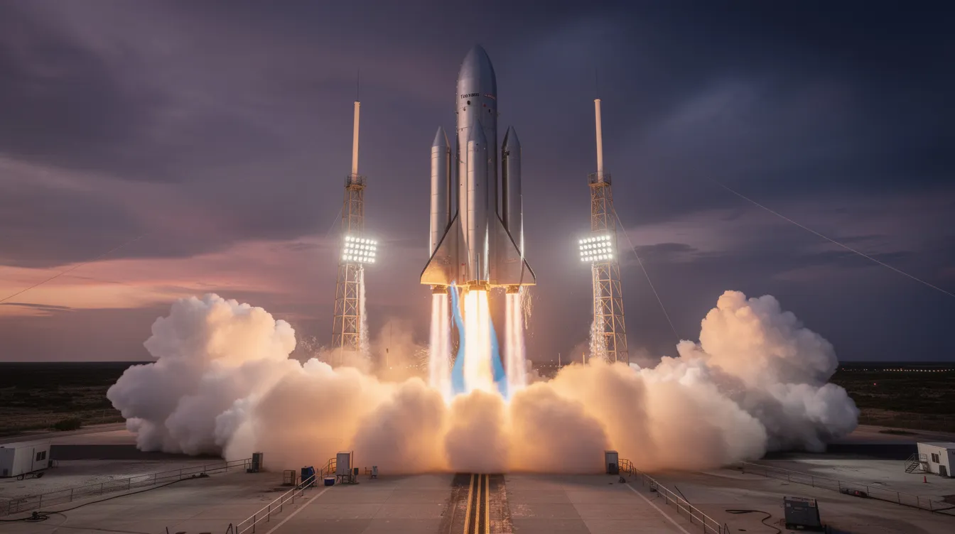 SpaceX Starship Ship 40 altı motorlu statik ateşleme testi