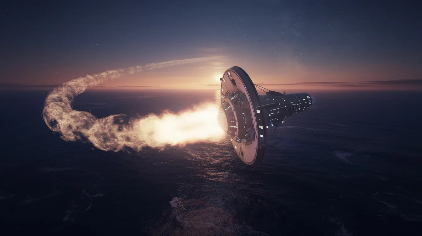 23 Haziran 2026'da Cape Canaveral SLC-40'tan kalkan Falcon 9, Starfall Demo görevi için havalanırken