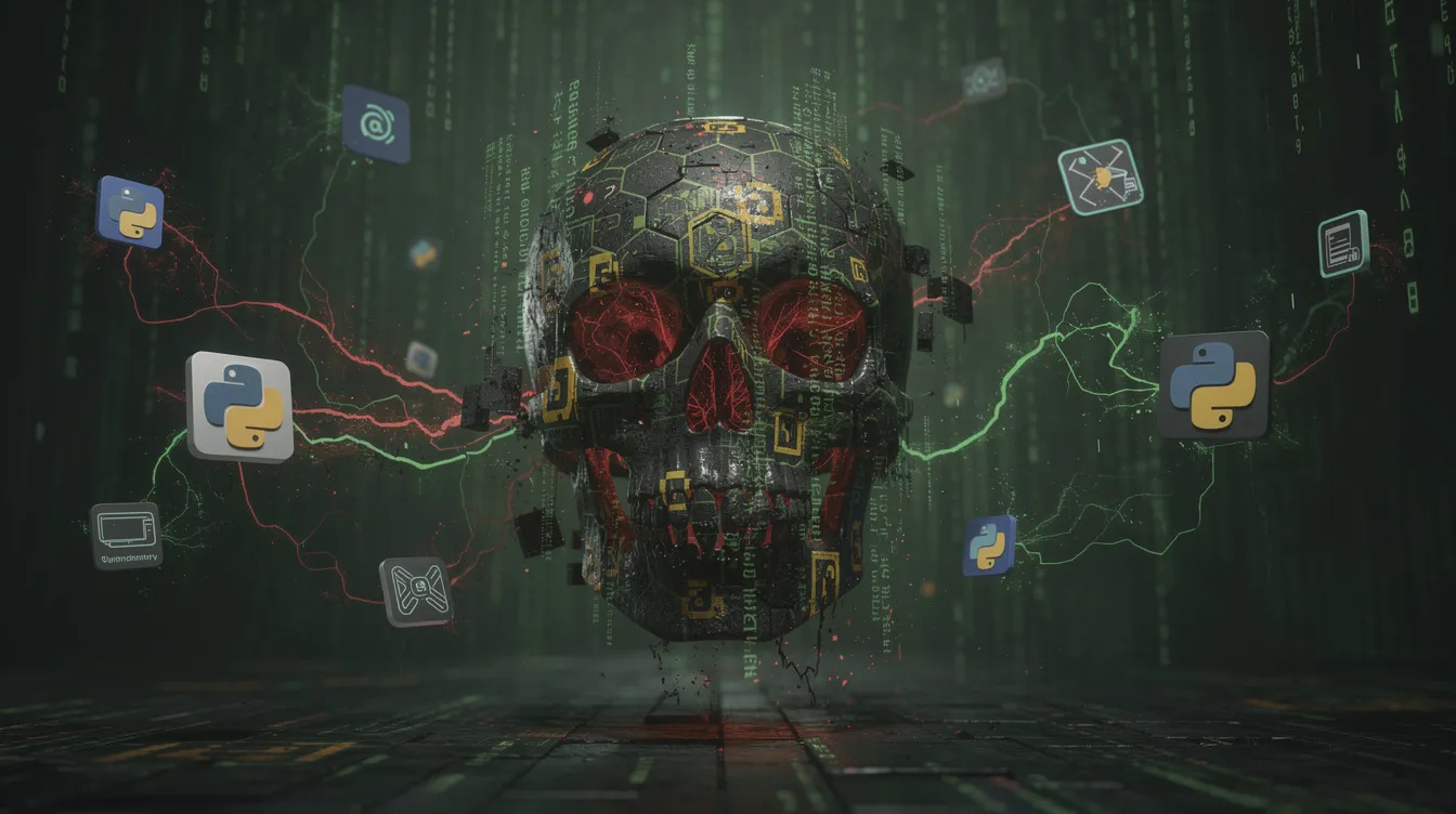 Hades malware'in PyPI ekosistemindeki saldırı vektörlerini gösteren diyagram