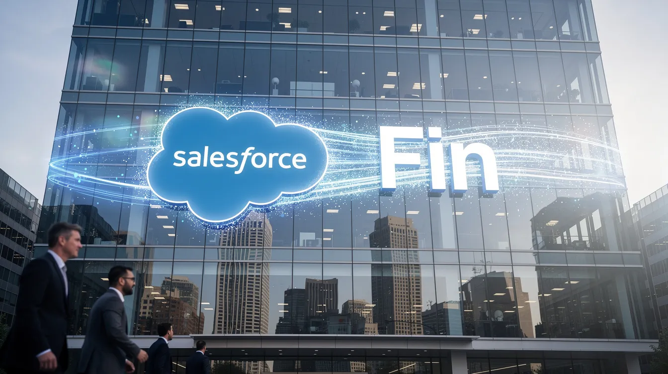 Salesforce ve Fin logoları birleşiyor
